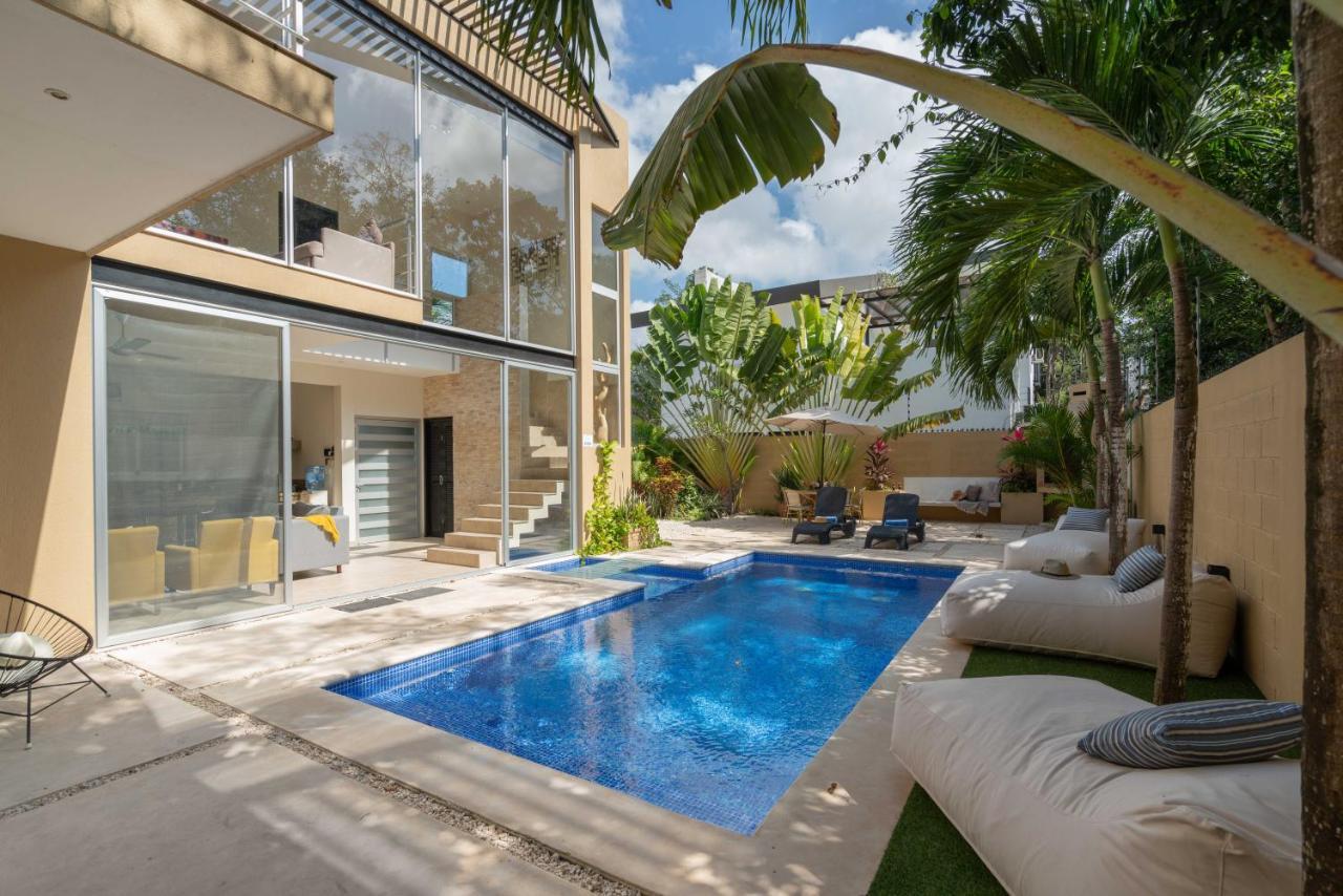 Tulum Private Modern Villa-Pool Beds-Ac-Internet-Parking-Grill Bagian luar foto