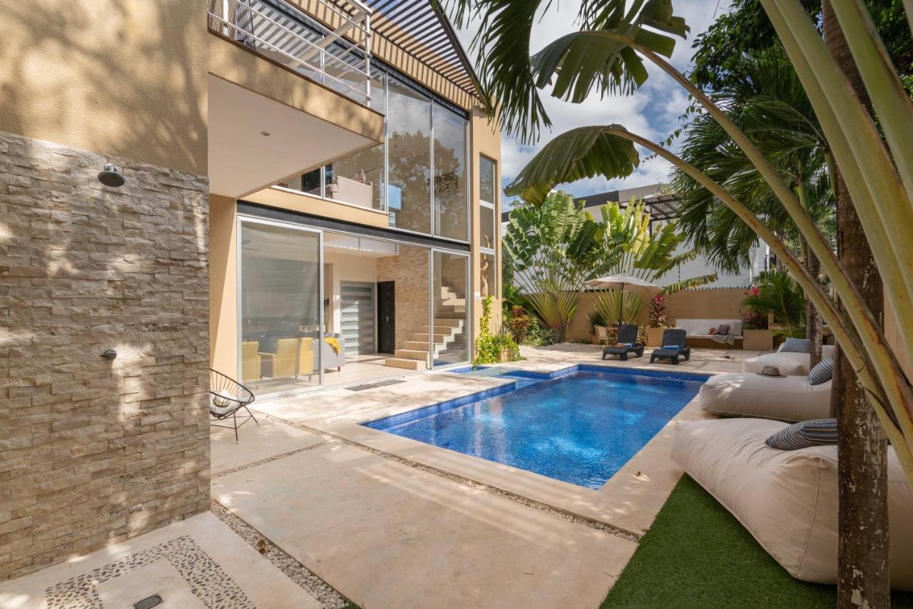 Tulum Private Modern Villa-Pool Beds-Ac-Internet-Parking-Grill Bagian luar foto