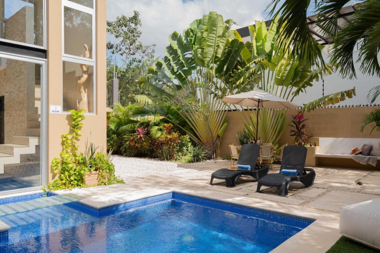 Tulum Private Modern Villa-Pool Beds-Ac-Internet-Parking-Grill Bagian luar foto