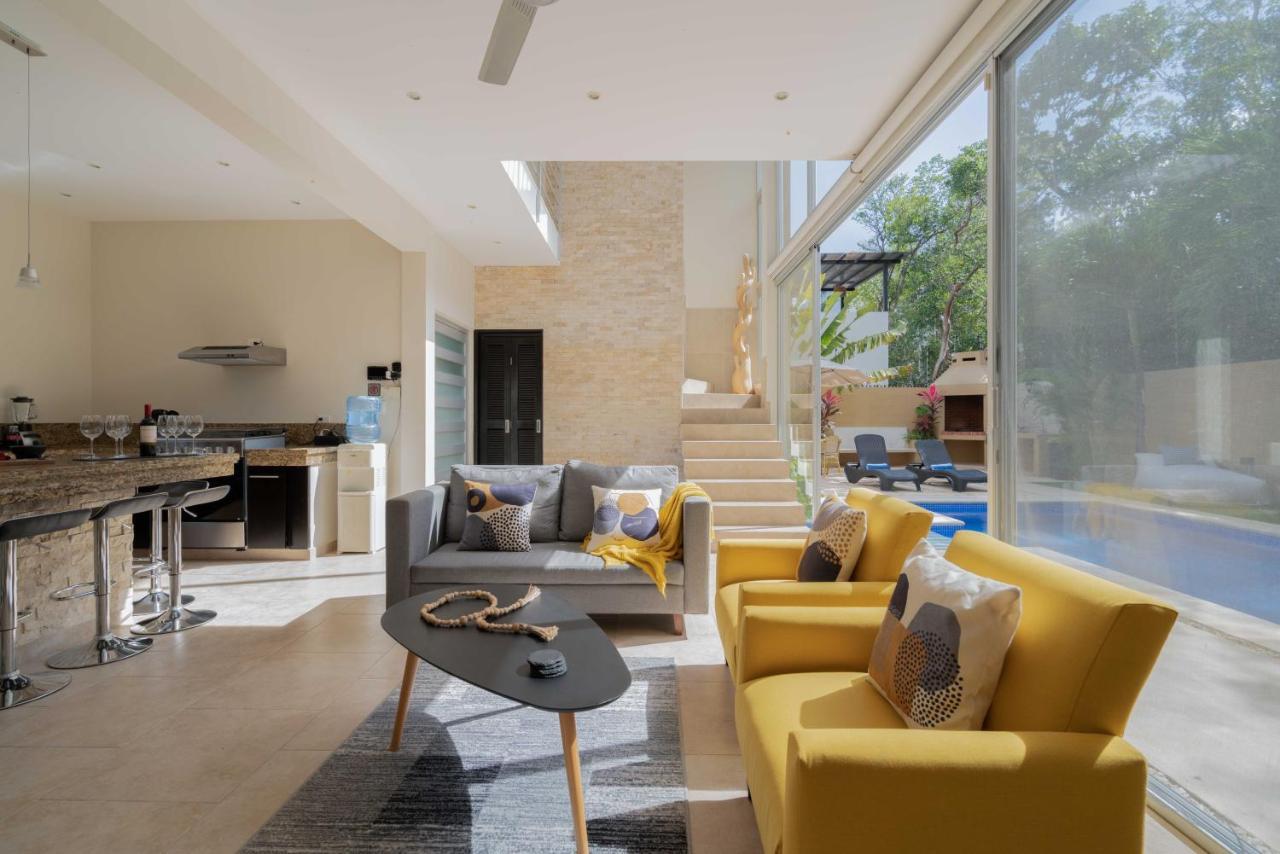 Tulum Private Modern Villa-Pool Beds-Ac-Internet-Parking-Grill Bagian luar foto