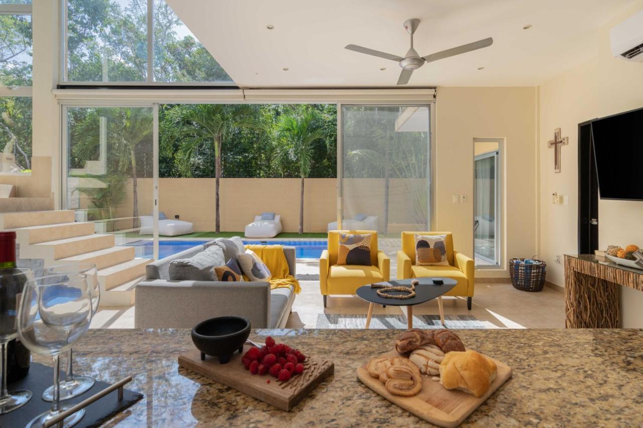 Tulum Private Modern Villa-Pool Beds-Ac-Internet-Parking-Grill Bagian luar foto