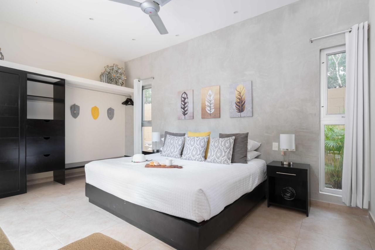 Tulum Private Modern Villa-Pool Beds-Ac-Internet-Parking-Grill Bagian luar foto