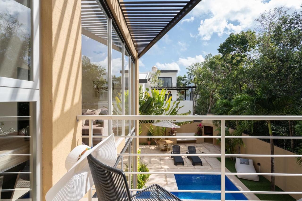 Tulum Private Modern Villa-Pool Beds-Ac-Internet-Parking-Grill Bagian luar foto