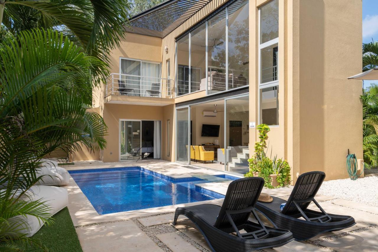 Tulum Private Modern Villa-Pool Beds-Ac-Internet-Parking-Grill Bagian luar foto
