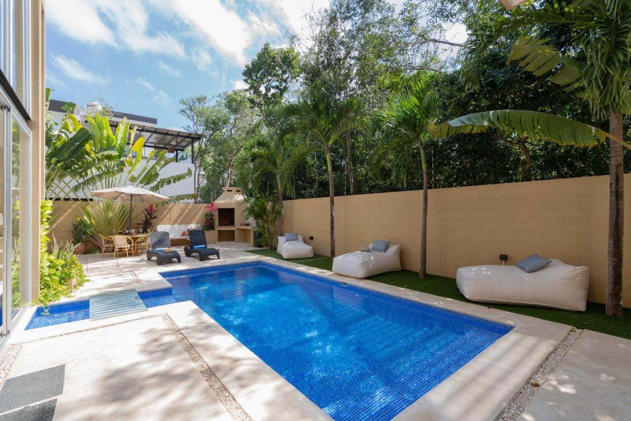 Tulum Private Modern Villa-Pool Beds-Ac-Internet-Parking-Grill Bagian luar foto