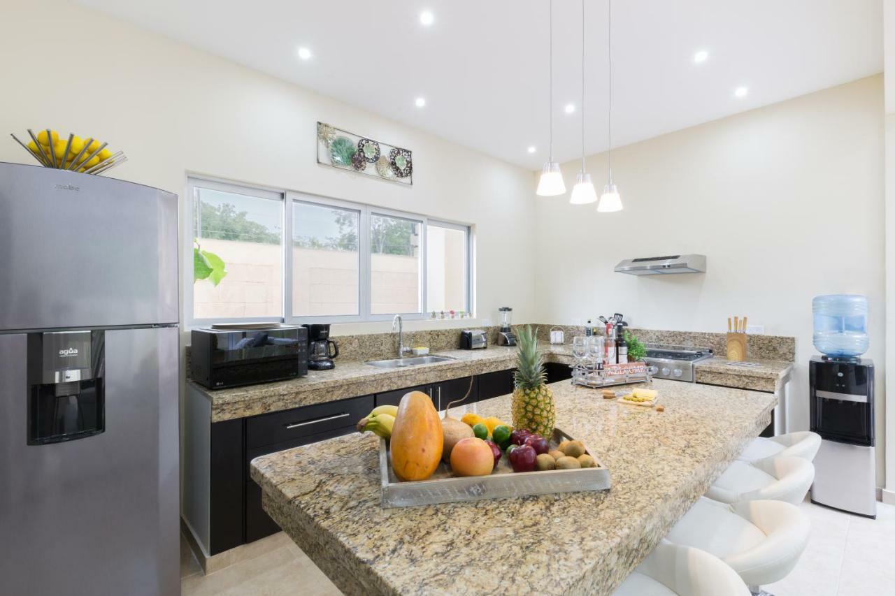 Tulum Private Modern Villa-Pool Beds-Ac-Internet-Parking-Grill Bagian luar foto